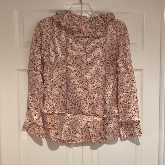 J.Crew Ruffle top in field day print - Picture 7 of 11